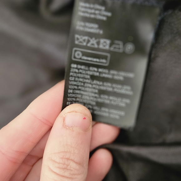 H&M Jacquard Weave Wool Coat L. NWOT - Picture 6 of 8